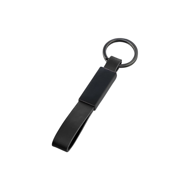 Çift Taraflı Metal Suni̇ Deri̇ Anahtarlık