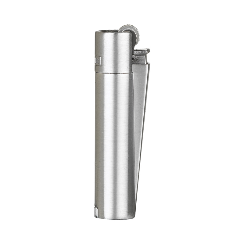 MT-101 Saten-Silver Clipper Metal Siboplu Çakmak