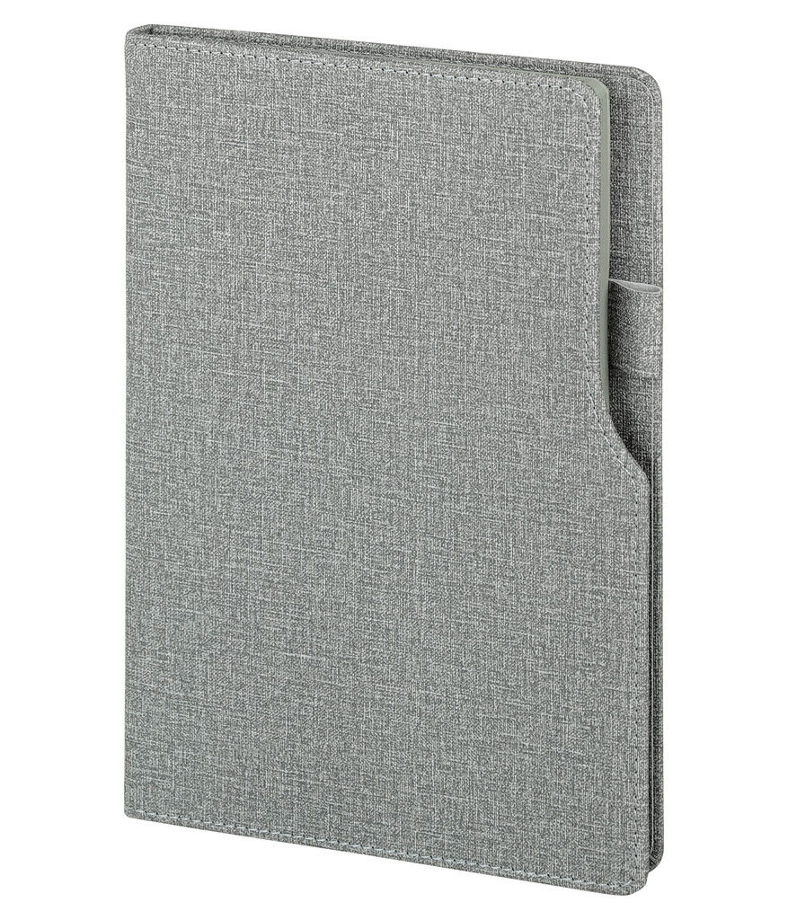 2320 Gri Termo Deri Defter (IVORY KAĞIT)