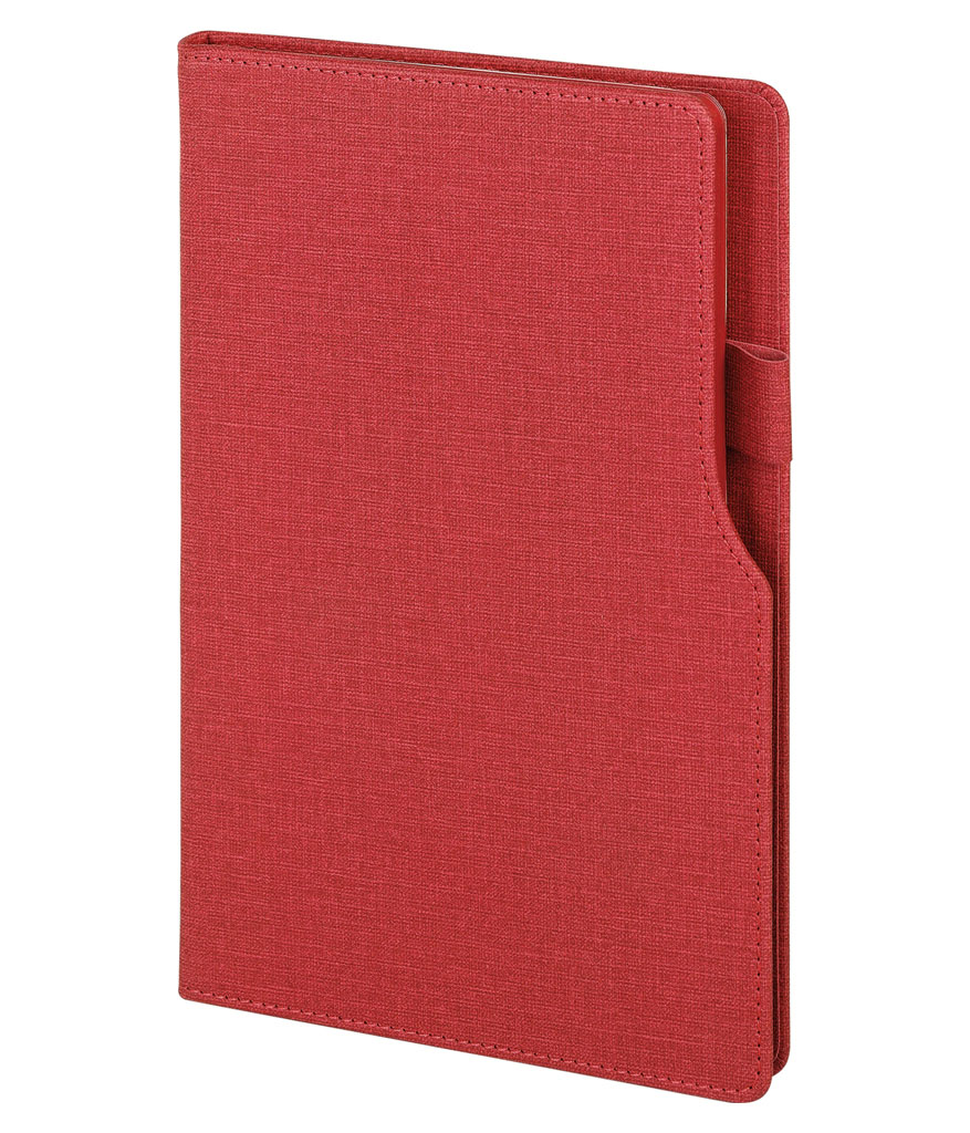 2320 Kırmızı Termo Deri Defter (IVORY KAĞIT)