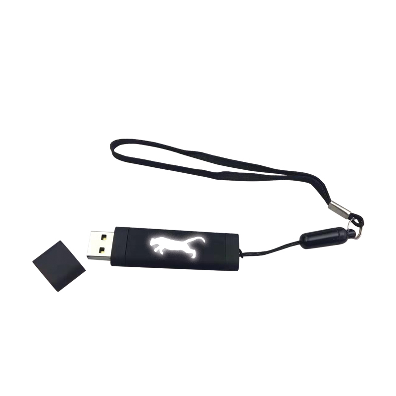 Işıklı Rubber Usb Bellek 32 GB (KUTUSUZ)