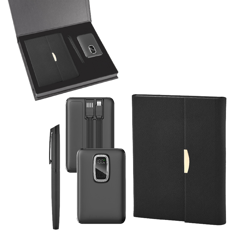 Defter & Kalem & Powerbank Set
