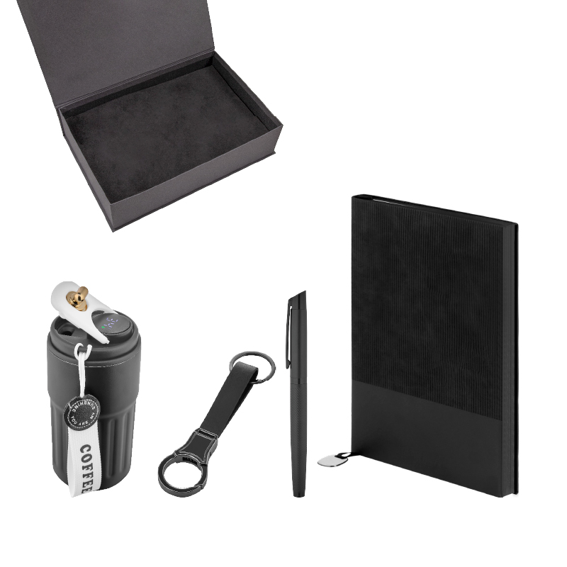 Kalem & Defter & Anahtarlık & Termos Set