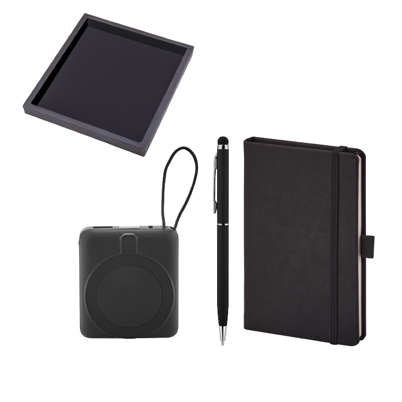 Kalem & Defter & Powerbank Set