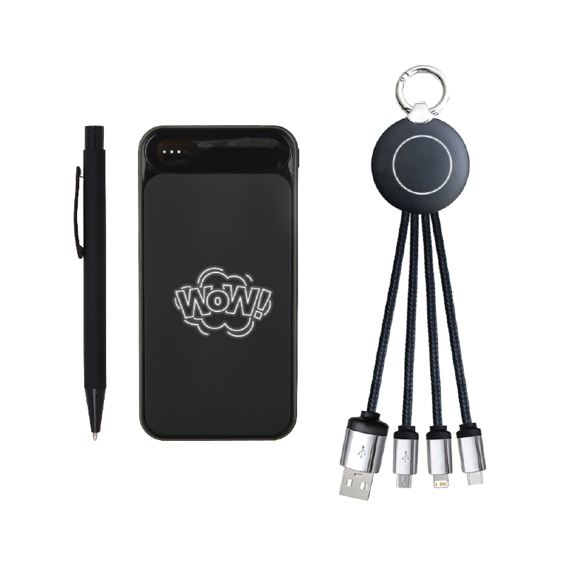 Kalem & Powerbank & Anahtarlık Set